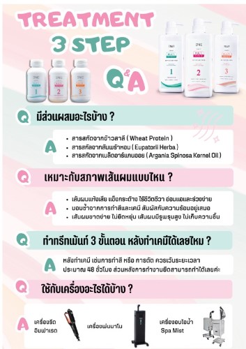 ขั้นตอนการใช้และ Q&A ชุด Mini Multi Hair Repair