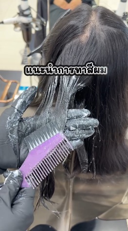 แนะนำการทาสีผม