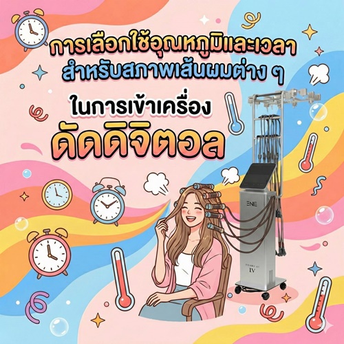 การเลือกใช้อุณหภูมิและเวลาของแต่ละสภาพเส้นผม