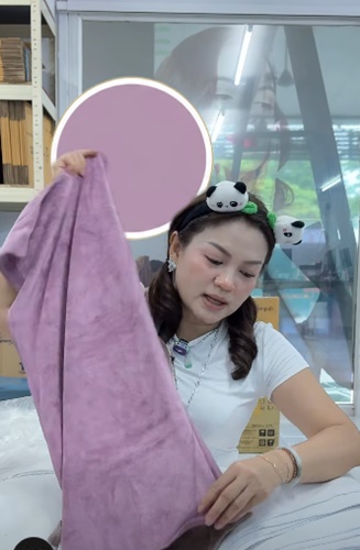 รีวิวผ้าเช็ดผมรุ่นใหม่