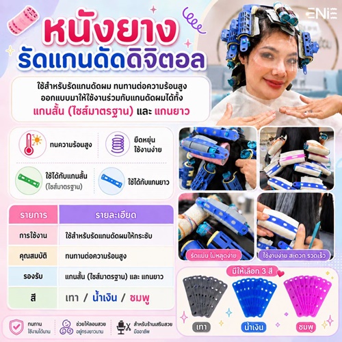 หนังยางรัดแกนดัดดิจิตอล